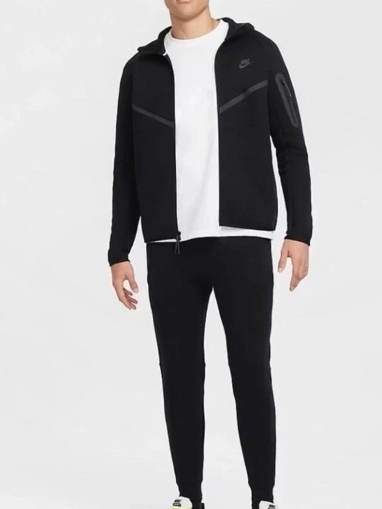 Nike Other - Nike Air Tech Fleece Windrunner Black Hoodie Full Zip Men Sz XL New HV0949-010